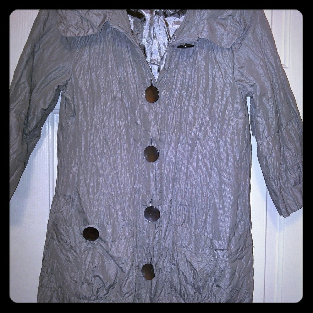 Mac & Jac Lightweight Wrinkled  Coat